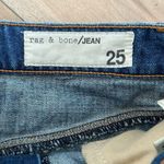  Rag & Bone Distressed Denim Pencil Skirt Shredded Light Wash Sz 25 Photo 4