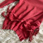 Free People One Red Long Sleeve Photo 2
