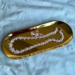 Eye Candy Luxe Abigail Crystal Leaf Statement Necklace & Earrings Set Photo 5