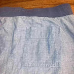 Talbots Pull On Chambray Pants Ankle Length 10P EXC CON Photo 3