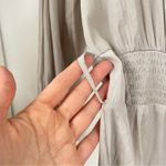 Ramy Brook Ramy Brooke Grey Silky Long Sleeve Romper Womens S Casual Beach Elastic Waist Photo 13