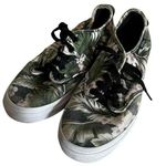 Vans  Off the Wall Skate Shoes Tropical Hawaiian Floral Palm Frond Print Size 11 Photo 0