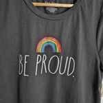 Rae Dunn knew with tags “BE PROUD.” Rainbow Graphic Tee Size L Photo 1