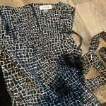 Calvin Klein  black and white patterned Jumpsuit size 6 Photo 6