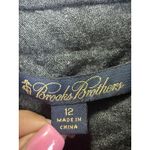 Brooks Brothers Jacket Womens 12 Gray Hooded Quilted Puffer Full Zip Winter Coat Photo 1