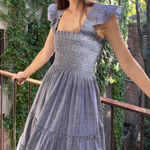 Hill House  Elie Nap Dress Tai Check Photo 0