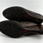 Pikolinos Embroidered Ankle Boots Heeled Slip On Almond Toe Brown EU 38 US 7.5 Tan Photo 5