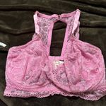 HEROINE PLUNGE LACE BACK NURSING BRA Pink Size 32 G / DDDD Photo 1