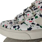 VEJA  Womens Esplar Leather 3 Lock Sneakers Terrazzo Paint Splatter Size US 8 Photo 7
