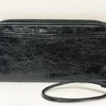 Coach Poppy Black Patent Leather Zip-Around Wallet Wristlet Card Holder Photo 3
