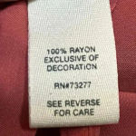 Mudd 100%‎ Rayon Casual Tank with Lace Bottom Small Orange Photo 4