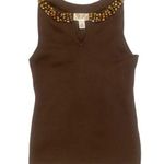 Loft Ann Taylor  Rock beaded‎ sweater tank top​ Photo 0