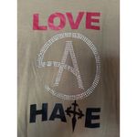 Criss Angel‎ MINDFREAK t shirt olive w/ rhinestone crystals Love Hate Sz XL Green Photo 1