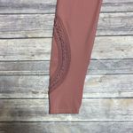 Free People  Movement Withered Rose Rebound Braided Crochet 7/8 Leggings Small Photo 2