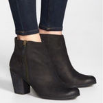 BP Trolley Ankle Booties in Black Block heel with side zip 11M EUC Size 11 Photo 0