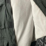 Urban Outfitters WO SIZE LARGE BLACK COAT WITH FAUX FUR TRIMMED HOOD CLEAN Photo 14