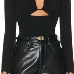 frame denim Frame Strappy Knit Top in Noir Photo 0