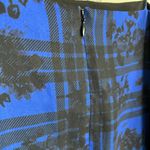 Finders Keepers NWT  Blue Tart Crystal Air Dress | Blue Tartan Floral | Small Photo 5