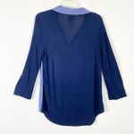 G.H. Bass & Co. Navy Blue & Chambray Long Sleeve Shirt Size M Size M Photo 1