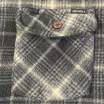 O'Neill Plaid Flannel Tailored Fit Long Shirt Jacket Gray Size XXL Photo 8
