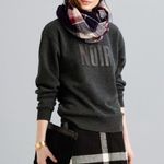 Madewell  Noir Appliqué Crewneck Sweater Small Photo 1
