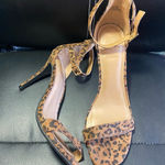 Material Girl Blaire Leopard Print Women's Stiletto Heels Size 9 1/2 Photo 0