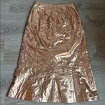 Tuckernuck Gold Metalic London Midi Skirt Photo 2