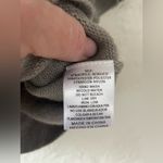 &merci &merci gray Pom Pom embroidered short sleeve puff sleeves wool blend sweater; L Photo 5