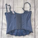 Urban Outfitters  Blue Lace Corset Top Photo 5