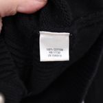 Mossimo Denim Mossimo Black Knit Button Front Cardigan Jacket Blazer Style Pockets Size M Photo 4