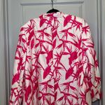 NWT John Meyer White/Pink Print Coat Jacket size 24W Photo 9