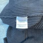 Princess Polly  Jaden Black Ribbed Long Sleeve Romper F29 Photo 6