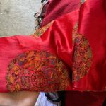 Y2K Chinese medallion Capri pants Red Size XS Photo 5