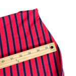 Talbots  Striped Lace Up Dress‎ Size L Red Blue Sleeveless Preppy Nautical Cotton Photo 8