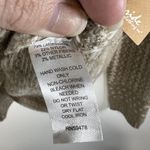 Telluride Clothing Co Cardigan Women S Cream Lambswool Fair Isle Metallic Beaded Brown Photo 7