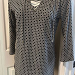 Michael Kors  Black and White Diamond Pattern Top, Size S Photo 0