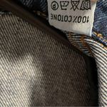 Acid Wash Hippie Eclectic Embroidered Floral Long Sleeve Lux Denim Jean Jacket Size L Photo 15