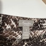 Traveler's Animal Print Top With Side Knot Size Medium Chico's Size 1 Photo 4