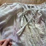 Joie hand tie dyed lace crochet trimmed mini dress Size XS Photo 6