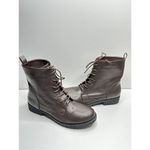 Catherine Malandrino  Booney‎ Vegan Leather Lace Up  Combat Boots Size 9 New Photo 3