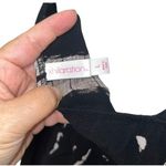 Xhilaration Women’s L shorts romper black white Photo 4