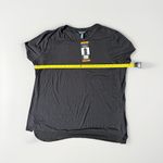 Ellen Tracy  Women's Short Sleeve Shirt XXL Black Soft Tunic‎ Hilo Hem Top Photo 9