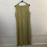 Vintage Clio Sleeveless Maxi Dress in Light Olive Beachy Travel Lightweight Green Size M Photo 9
