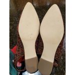 Ann Taylor  LOFT Brown Leopard Ankle Strap Slingback Flats Size 8 Photo 4