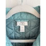 Ann Taylor Loft Women's Mint Green Quilted Puffer Jacket Lightweight Size 10 Photo 5