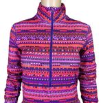 Nike Womens Pullover Top Shirt Dri Fit Geo Print Half Zip Long Sleeve Small Photo 3