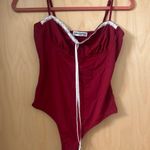 Princess Polly  Red Bodysuit Photo 3