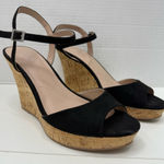 Charles by Charles David  Black Cork Wedges size 8 Photo 0