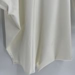 Marie Saint Pierre Ashes Dress Size 4 Asymmetrical Fine Scuba Mini Dress Pockets White Photo 4