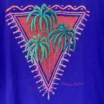 Hanes Vintage 90s  Palmas Del Mar Puerto Rico Single Stitch Shirt Purple XL Unise Photo 1
